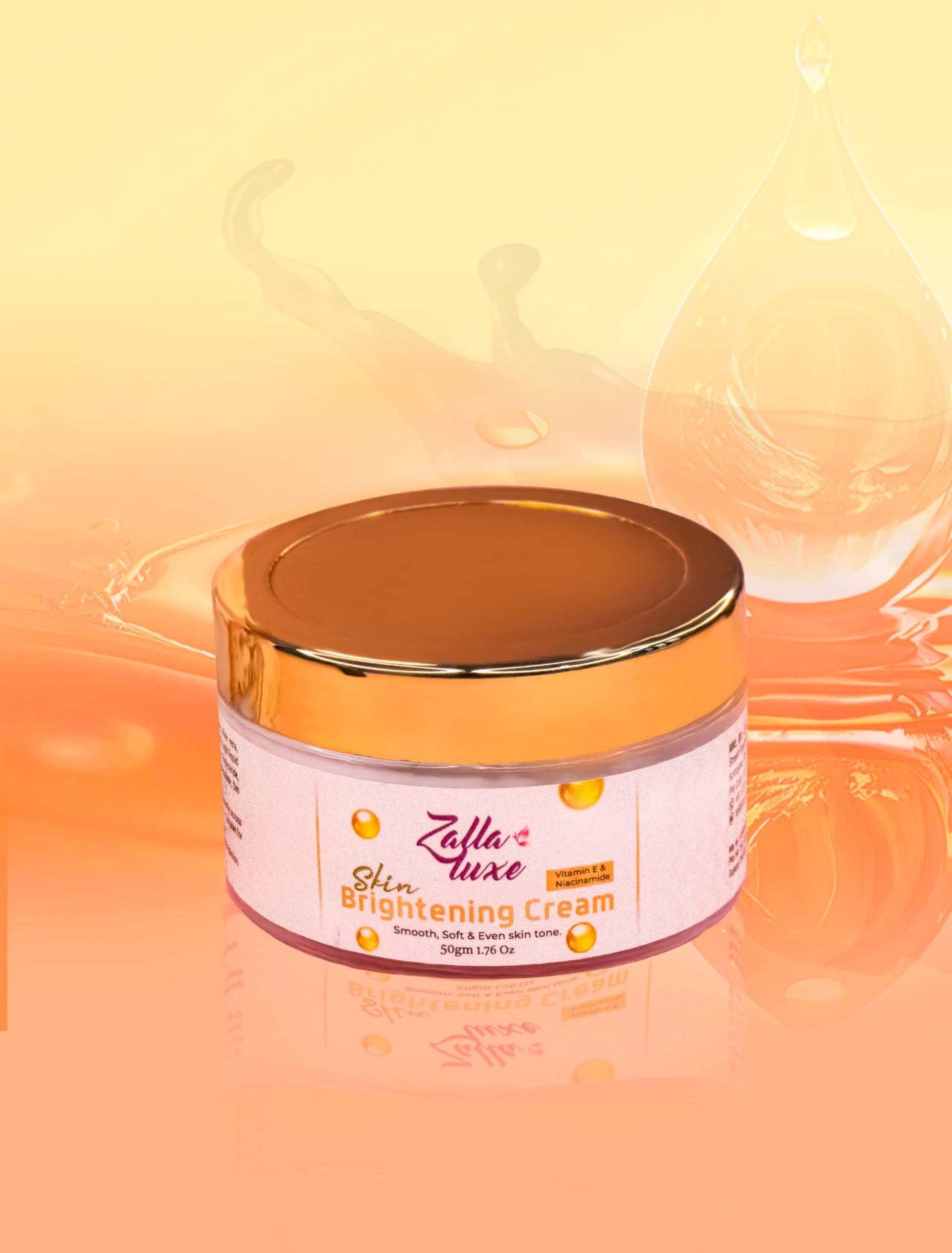 Zalla Luxe Skin Brightening Cream| Rich with Vitamin E & Vitamin